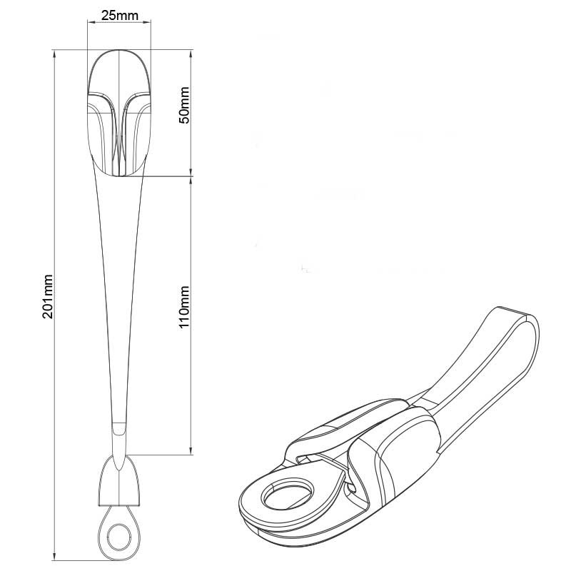 1 Cuộn Dây Quấn Đồ Dùng Nhà Bếp / Nồi Chiên Không Dầu 4 Màu Tiện Dụng