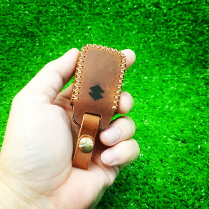 Bao da chìa khoá chống trộm Xe Máy Suzuki - đồ da handmade