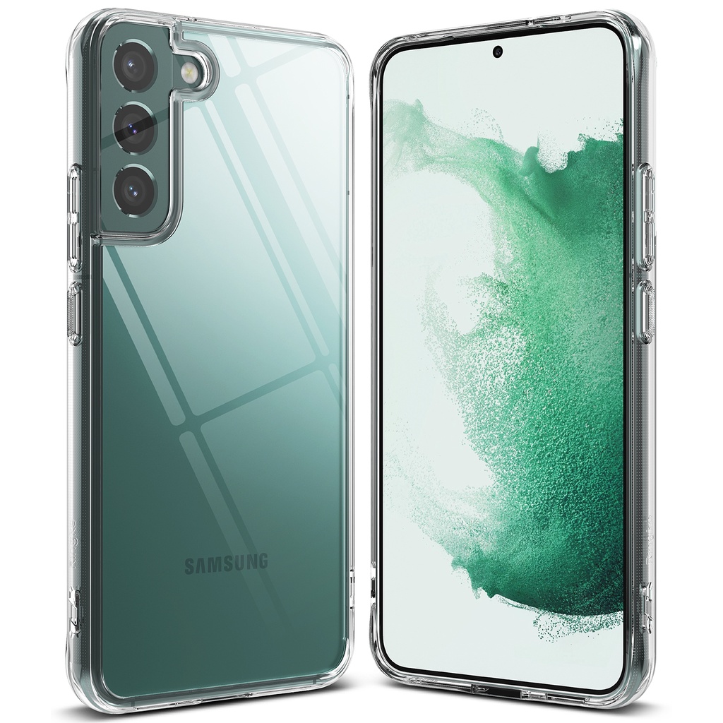 Ốp điện thoại Ringke Fusion TPU PC cứng trong suốt cho Samsung Galaxy S22 Plus S22