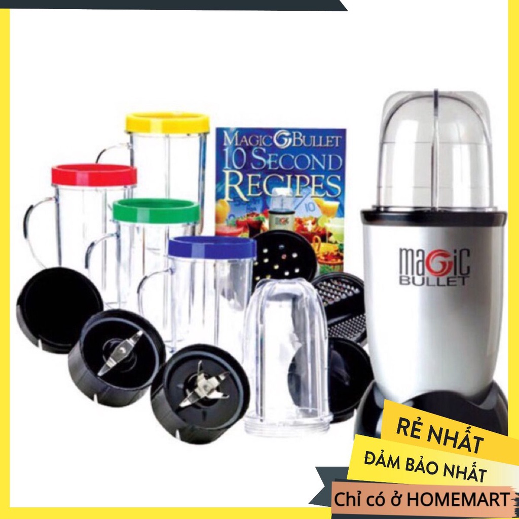 Máy xay sinh tố Magic Bulet đa năng với 21 chi tiết - Homemart