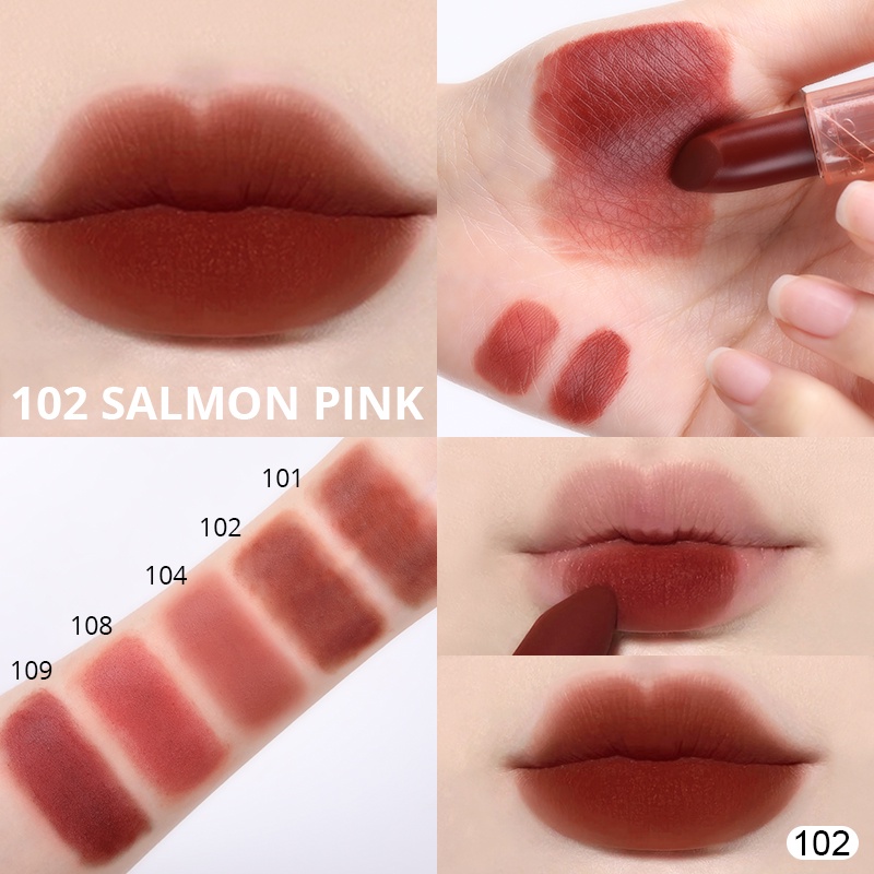 Son Môi Lì Trang Điểm Mềm Mịn Lâu Trôi Chống Thấm Nước Không Dính Ly LEMOOC
