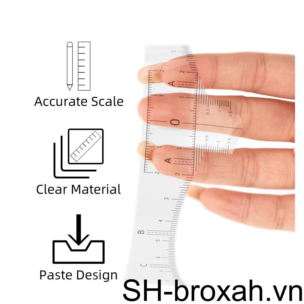 Bộ 50 Thước Dán Hỗ Trợ Kẻ Lông Mày Tự Dính Tiện Dụng