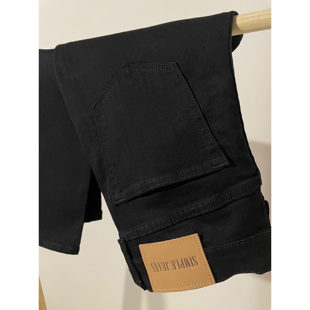 QUẦN JEAN NAM ĐEN HOT TREND FORM DÁNG SLIMFIT CHUẨN, CHẤT VẢI CO GIÃN, DỄ DÀNG PHỐI ĐỒ CHO NGƯỜI BẬN RỘN