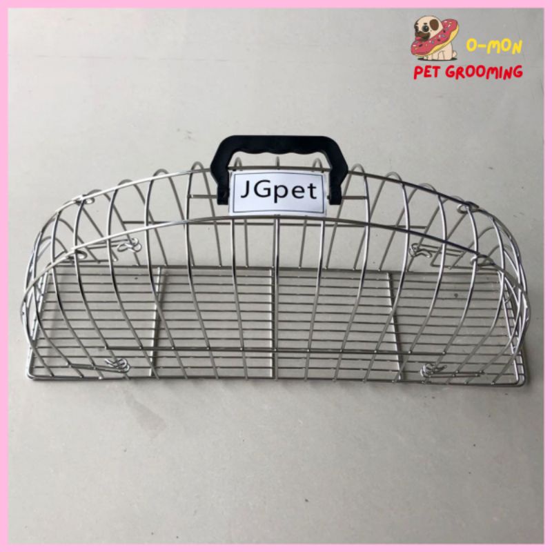 Lồng tắm sấy mèo cao cấp JGpet chất liệu thép dày không rỉ bền đẹp và chắc chắn gọn nhẹ dễ dàng sử dụng