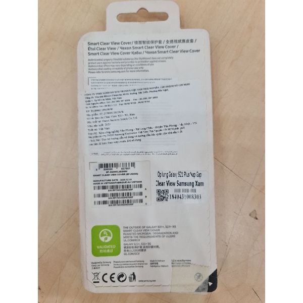Bao da Clear View S21 ultra . S21+. S21 chính hãng samsung