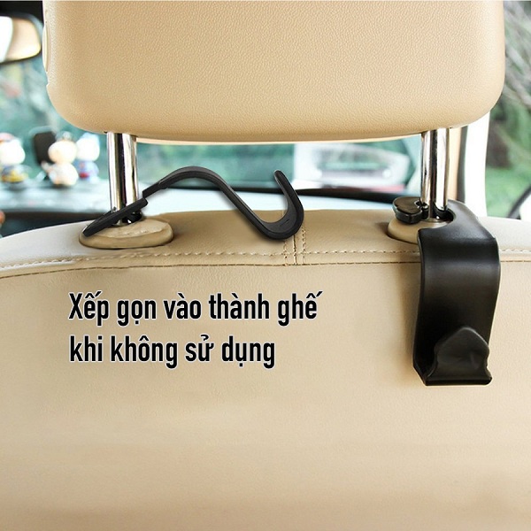 Set 2 Móc Treo Đồ Sau Ghế Ô Tô , Xe Hơi Nhiều Hình Dễ Thương