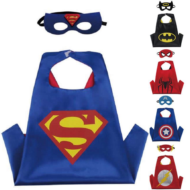 Set đồ 2 món gồm áo choàng và mặt nạ hóa trang siêu anh hùng Marvel độc đáo (có bán lẻ)