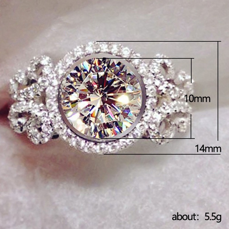 Nhẫn Đính Đá Phong Cách Vintage Sang Trọng Cho Nữ