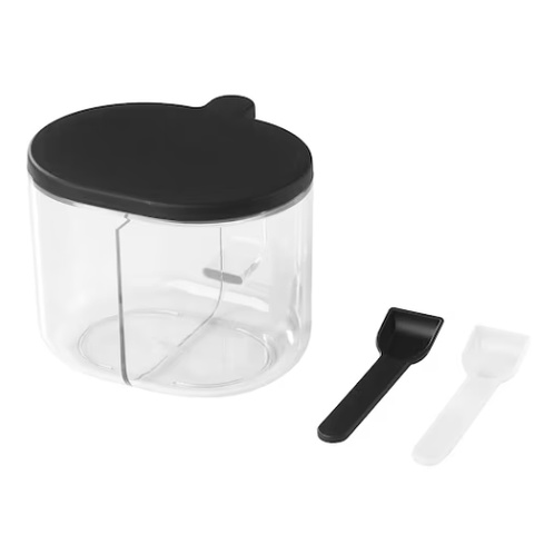 Lọ gia vị 2 ngăn CELEBRERA IKEA chính hãng (có sẵn)
