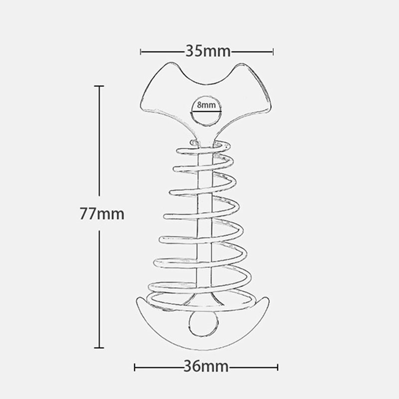 10 cái Sàn ván có thể điều chỉnh Lò xo Xương cá neo Lều Chốt khóa Ngoài trời Mái hiên Sàn cố định Móng tay cắm trại Móc lều