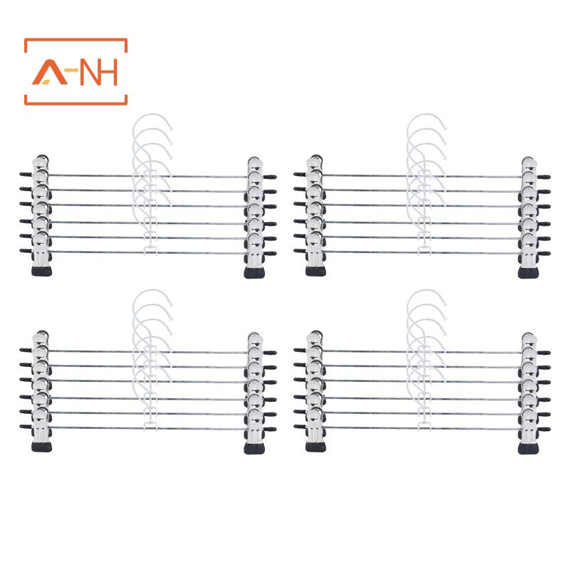Set 24 Móc Treo Váy Quần Bằng Kim Loại Tiết Kiệm Không Gian