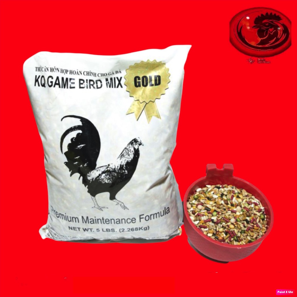 NGŨ CỐC GÀ ĐÁ KQ GAME BIRD MIX GOLD cho gà tơ 2,268