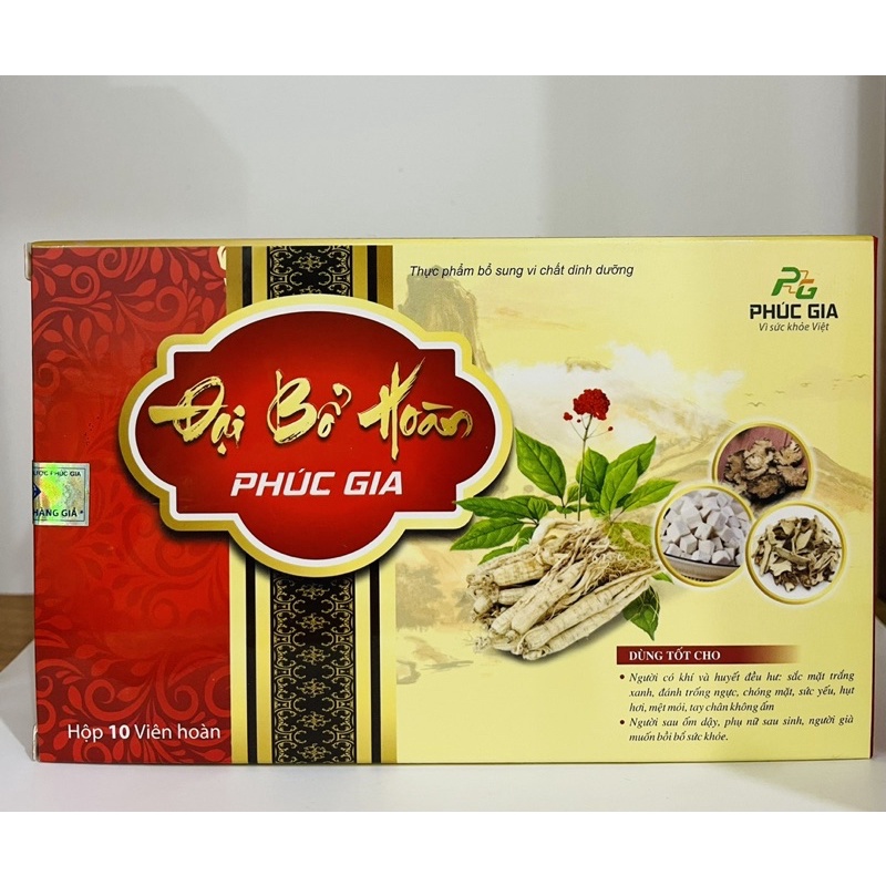 ĐẠI BỔ HOÀN PHÚC GIA HỖ TRỢ BỒI BỔ SỨC KHOẺ