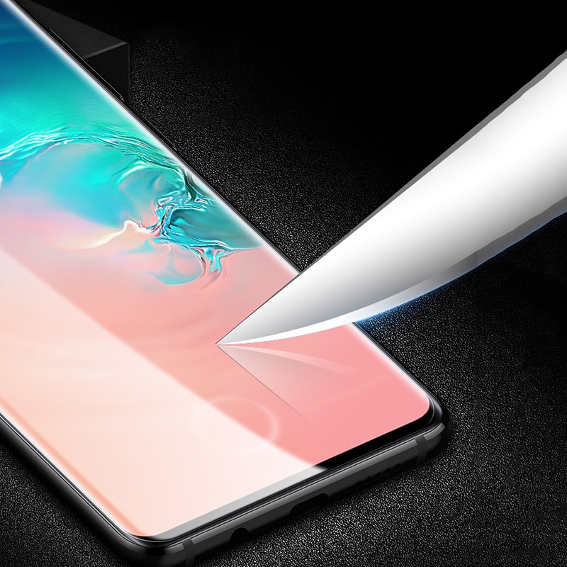 Kính Cường Lực Viền Cong 3D Bảo Vệ Toàn Màn Hình Cho Samsung Galaxy S10 5G S20 Ultra Galaxy S20 S10 Plus