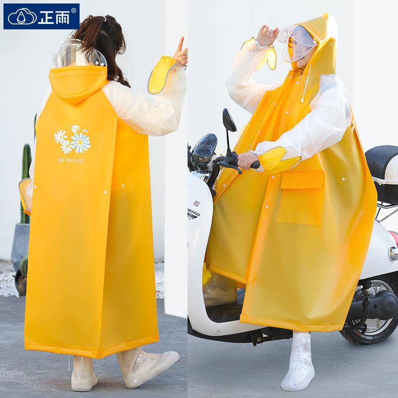 Áo Mưa Dáng Dài Dày Dặn Thời Trang Cho Nữ
