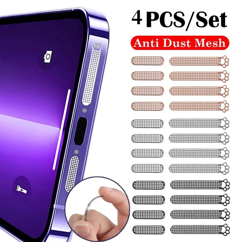 Bộ 4 Miếng Lưới Dán Chống Bụi Bảo Vệ Loa Điện Thoại