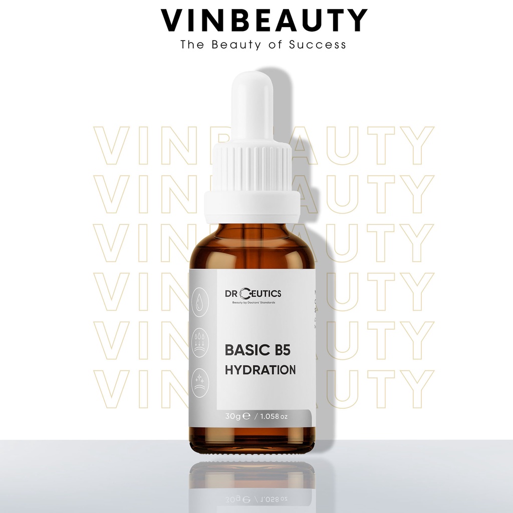 DRCEUTICS Tinh Chất B5 Basic Hydration 5% DrCeutics Cho Da Dầu Mụn (30ml) ( Chính Hãng )
