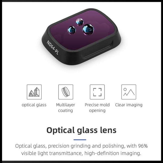 Kính Lọc Uv Cpl Nd8pl Nd16pl Nd32pl Nd64pl Chuyên Dụng Cho Máy Bay Điều Khiển Dji Mini 3pro