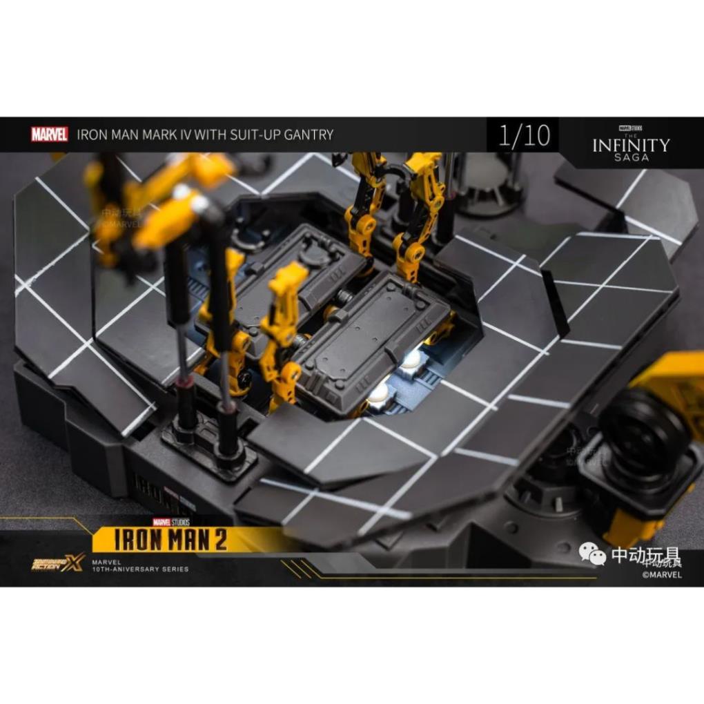 Mô hình ZD Toys Iron Man Mark 4 Suit-up Grantry scale 1:10