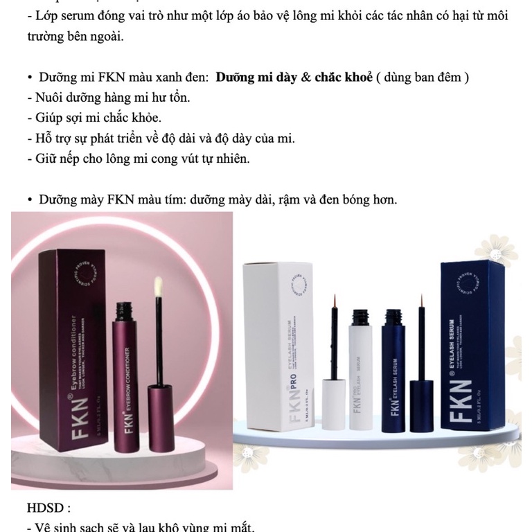 Tinh Chất Dưỡng Dài Dày Mi FKN Pro Eyelash Serum