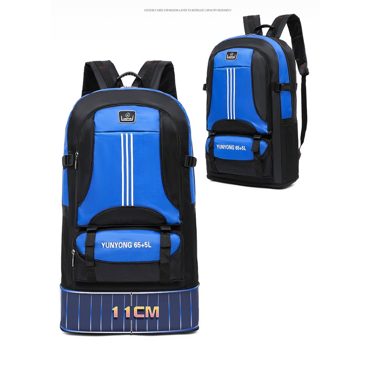 [MỞ RỘNG ĐÁY] Balo Phượt Du Lịch, leo núi dung tích lớn, túi đựng hành lý Thời Trang Cao Cấp cho chuyến đi dài ngày 70l