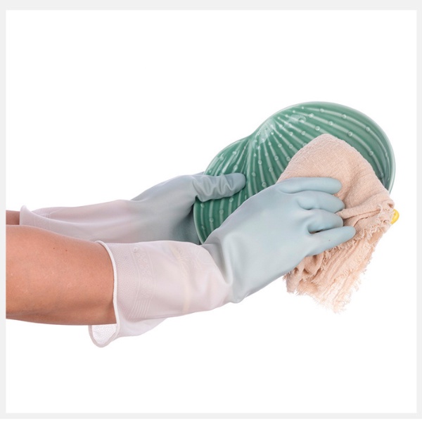 Găng tay rửa chén, bát cao su siêu dai, siêu bền