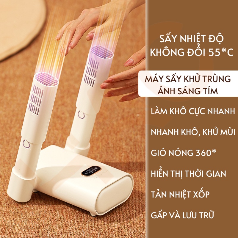 Máy Sấy Giày Sothing GB47061- khử trùng và sấy khô giày dép ngay lập tức, tự động ngắt, không làm hư hỏng giày, bh 12th