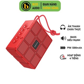 Loa bluetooth mini borofone br16 bluetooth v5.1 kết nối nhanh âm thanh sống động led rgb siêu đẹp - bizo audio