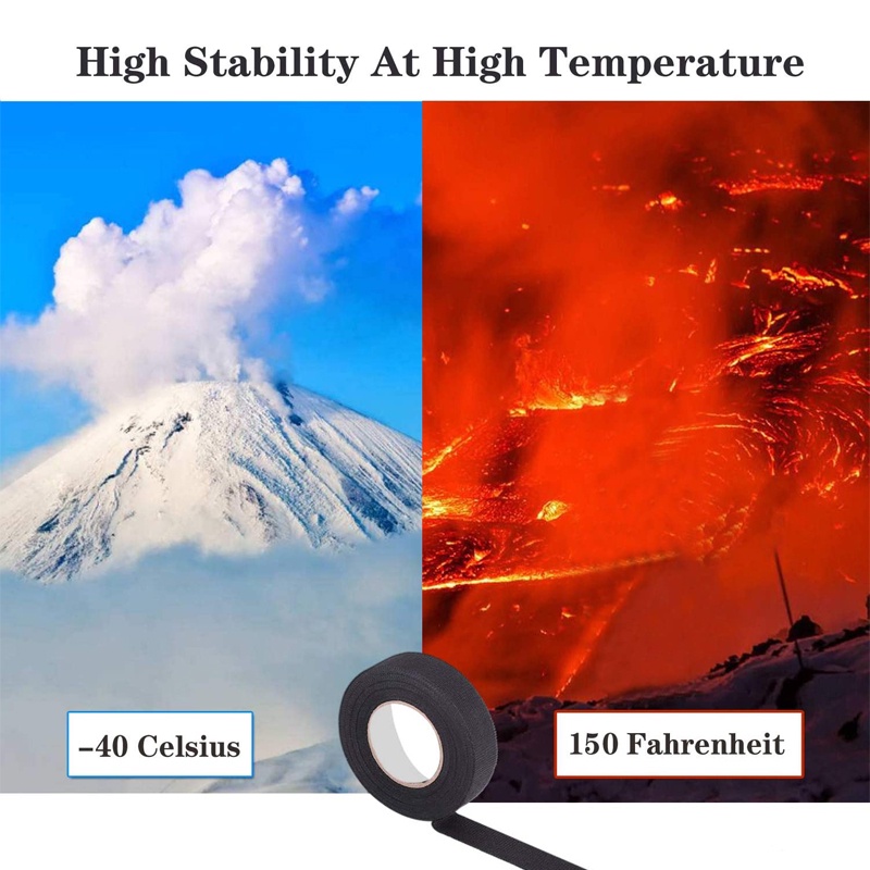 Cuộn Băng Keo Cách Nhiệt Chống Cháy Dài 15M Bảo Vệ Dây Cáp Xe Hơi Sự Bảo Vệ