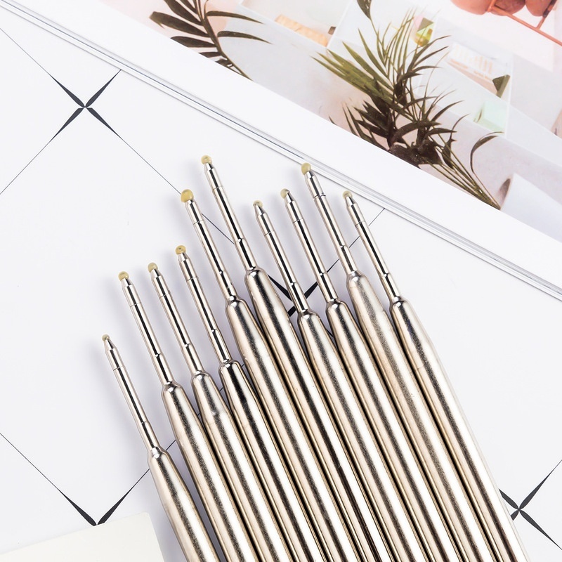 Set 10 Ruột Bút Bi Thay Thế Mực Xanh / Đen Ngòi 1mm