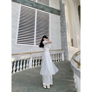 SET ÁO DÀI CÁCH TÂN + QUẦN SUÔNG [ Ship hoả tốc -  Kèm ảnh thật trải sàn 100% ]