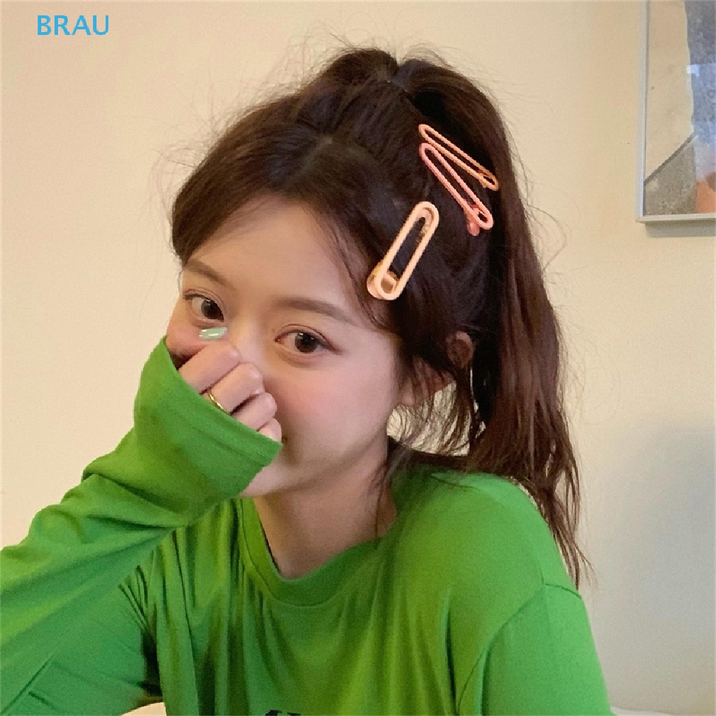 Set 3 Kẹp Tóc Nữ Màu Sắc Kẹo Ngọt Thời Trang