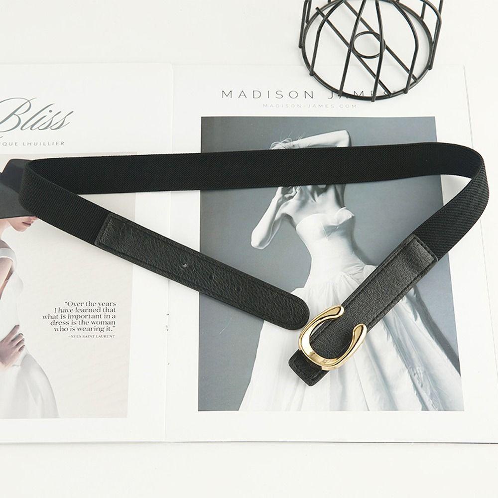 WMES15H Thắt Lưng Khóa Kim Loại Chữ C Thời Trang Nữ Tính