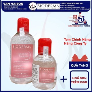 Nước hoa hồng Bioderma sensibio tonique dành cho da nhạy cảm 250ml
