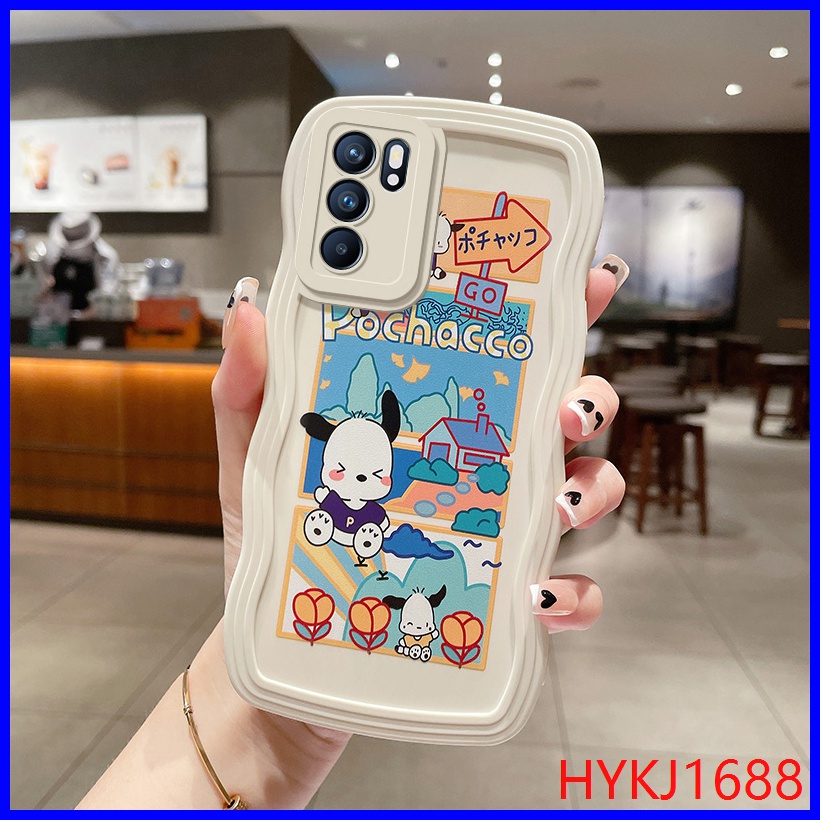 Ốp lưng Oppo Reno6 5G Ốp Điện Thoại tpu Dẻo Họa Tiết Lượn Sóng Độc Đáo Thời Trang Cho OPPO Reno6 Reno 6 5G