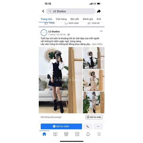 Set váy áo LE studio LA studio tiin có fixx