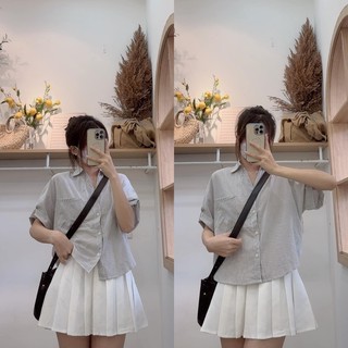 sơ mi kẻ tăm crt sonn