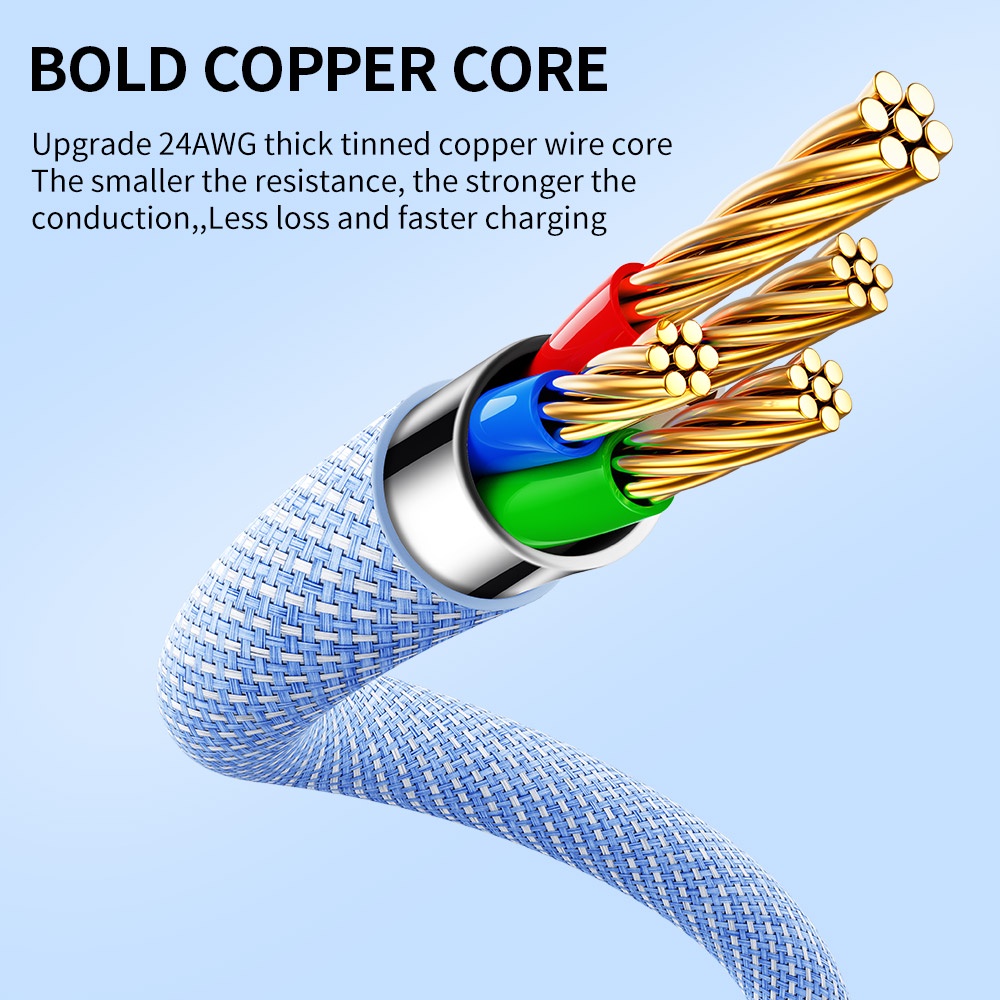 SmartDevil Dây Cáp Sạc Nhanh 6A Cho  Android Phone 40w / 66w / 100w