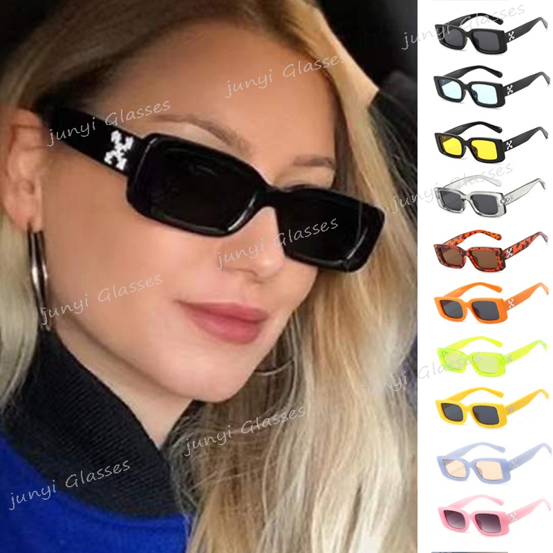 Kính Râm Gọng Vuông Nhỏ Che Nắng Thời Trang Mùa Hè Cho Nữ