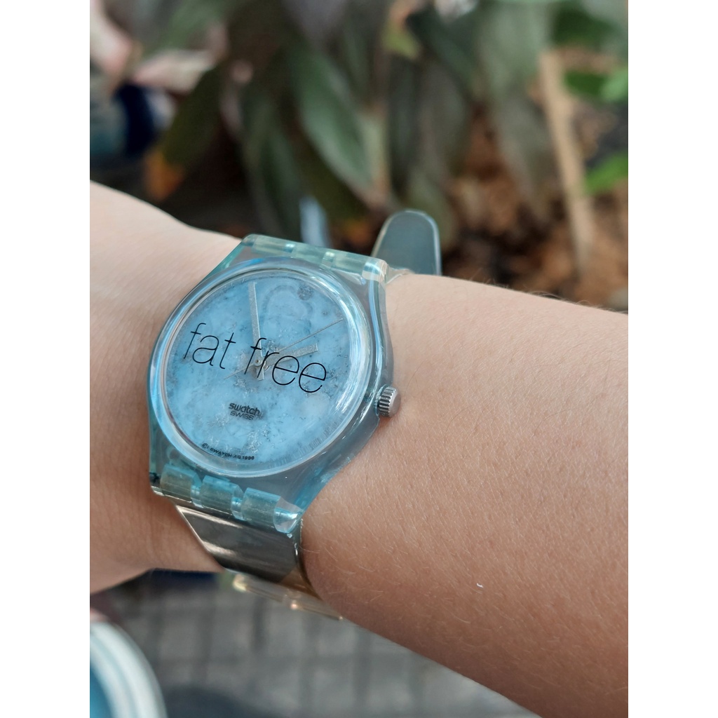 Đồng hồ nữ Swatch mặt tuyết chạy pin hàng Si