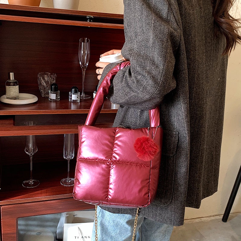 Túi Đeo JASMIN NOIR Chéo Bằng Nylon Thiết Kế Đơn Giản Thời Trang Cho Nữ