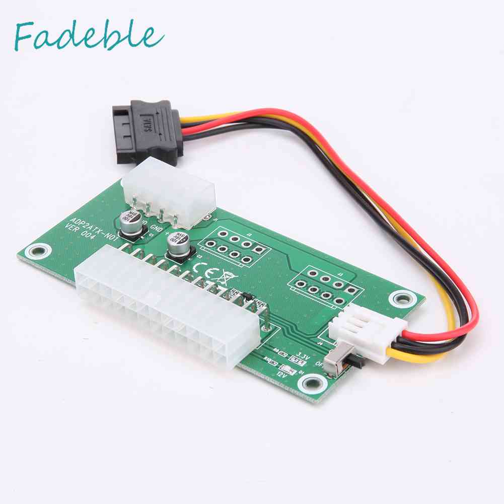 Bảng Mạch Khởi Động Pin ATX 24-Pin Dual PSU Chuyên Dụng Cho Máy Tính