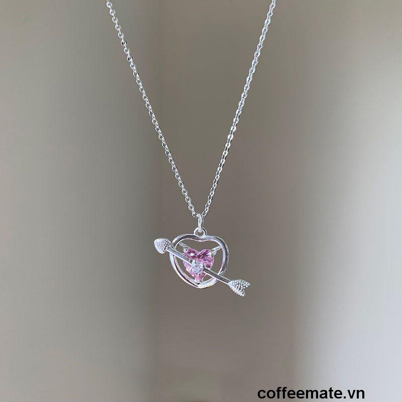 【coffeemate】⚡ Dây chuyền nữ Madeline V54 mặt trái tim kiểu mới tuyệt đẹp