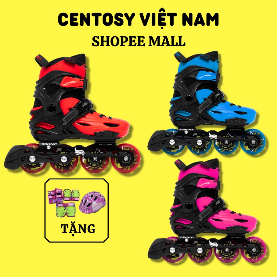 Giày Patin Trẻ Em Cao Cấp Centosy Kid Pro K2 - Form Chắc Chắn, Bánh Chất Lượng