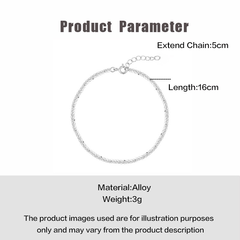 Vòng tay MAYEBE LAVEND bạc sáng bóng sang trọng cho nữ