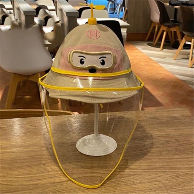 Babyfair Mũ bảo vệ mặt trẻ em Nhiều màu sắc Hình dạng dễ thương Bảo sơ sinh có thể tháo rời