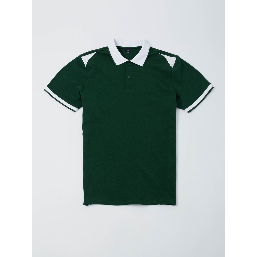 Áo POLO nam phối THÊU TÊN màu mới basic đẹp COTTON giữ form bền bỉ, chống nhăn, thời trang nam cao cấp - LILA