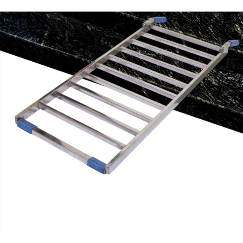 THANG DẮT XE MÁY INOX . KT 85x40 cm