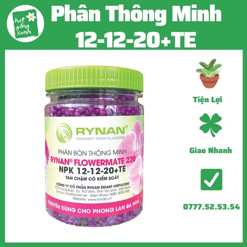 Phân Bón Thông Minh 12-12-20 + TE (150gr) - Dùng Cho Lan Ra Hoa