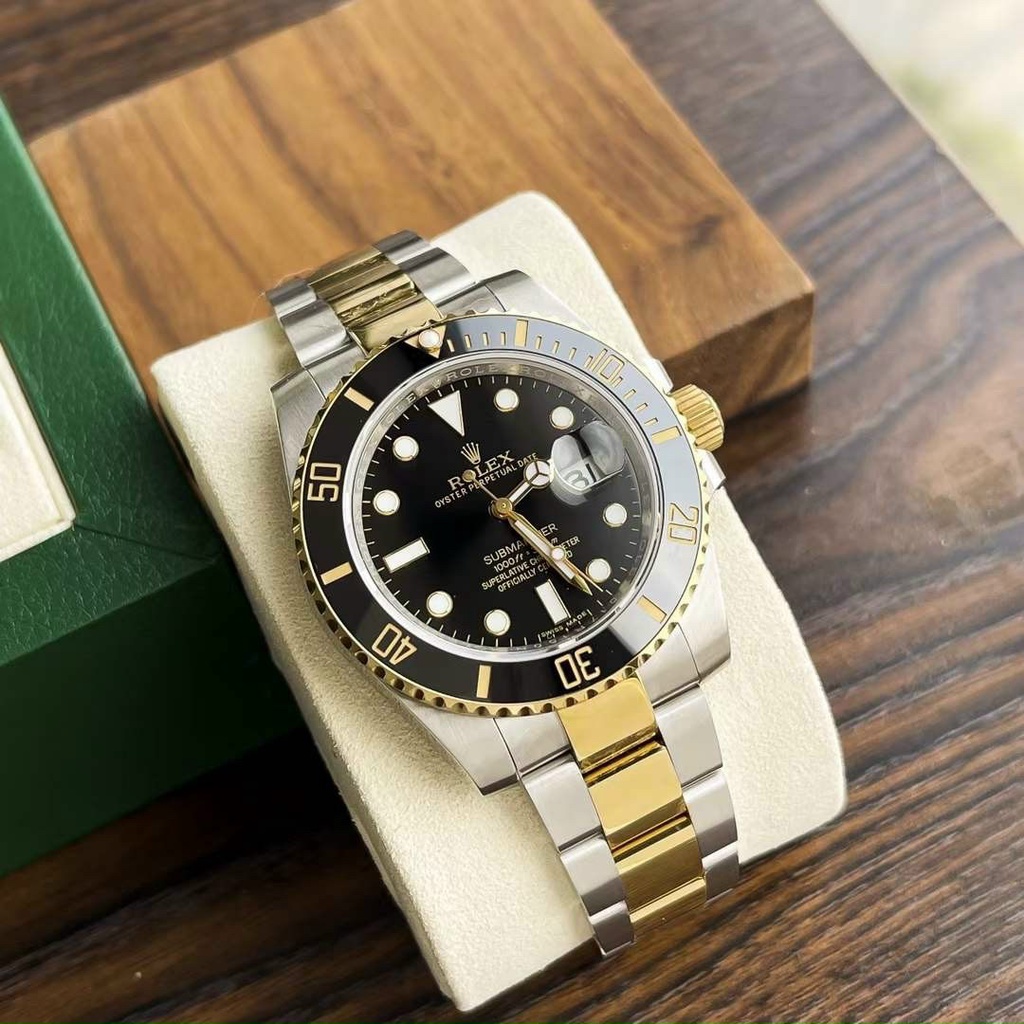 Đồng Hồ Nam Rolex - Size 42mm, Máy Cơ, Chất Liệu Thép Không Gỉ,Kính Sapphire Chống Trày,Chống Nước Bảo Hành Máy 6 Tháng